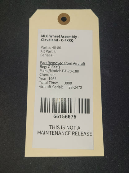 MLG Wheel Assembly - Cleveland - C-FXXQ