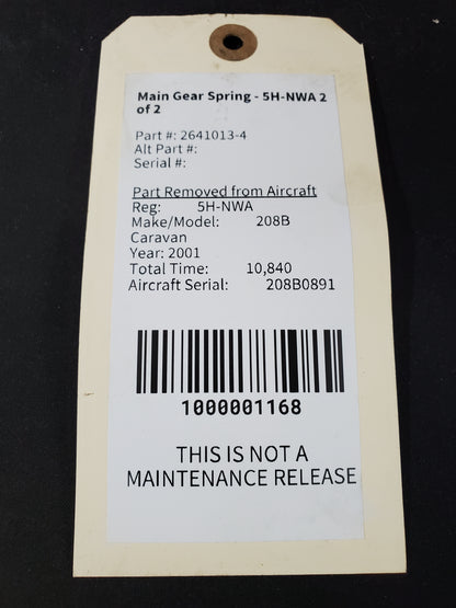 Main Gear Spring - 5H-NWA 2 of 2