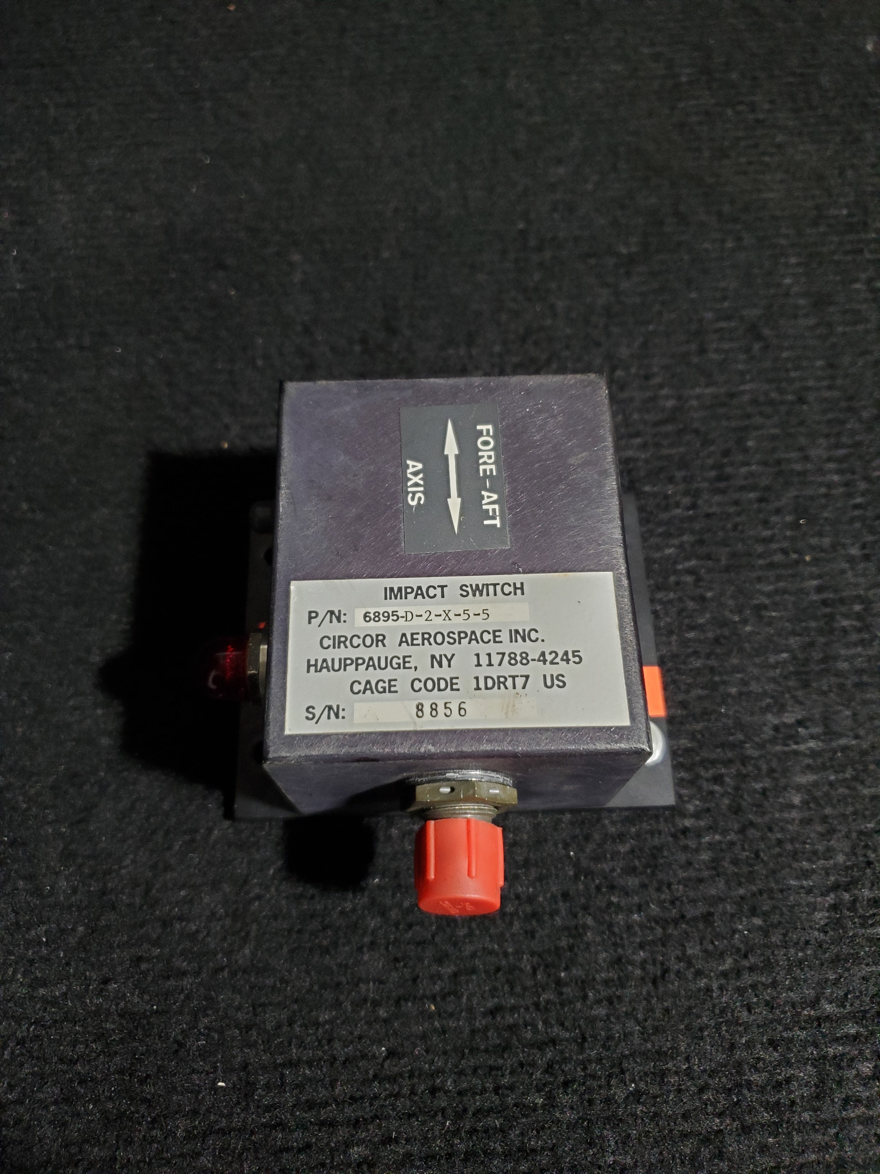 Impact Switch - Cessna - 5Y-MME – Global Aircraft Industries