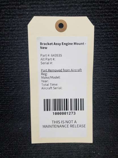 Bracket Assy Engine Mount - New