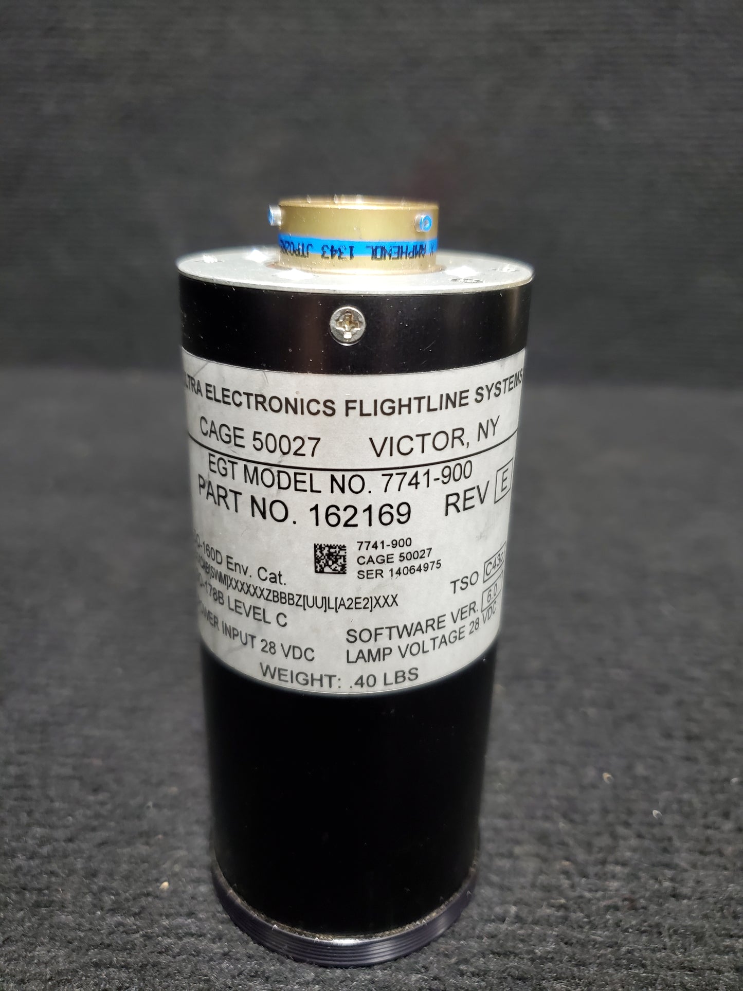 EGT Indicator - Ultra Electronics Flightline Systems - OO-SEX