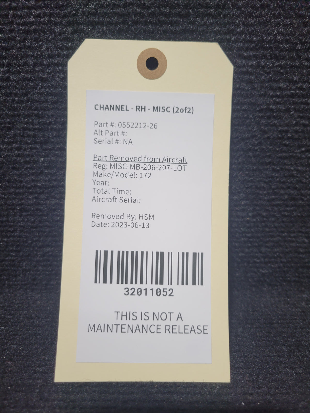 CHANNEL - RH - MISC (2of2)