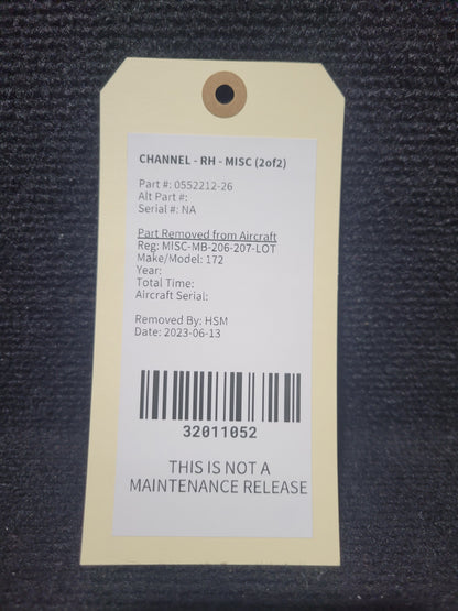 CHANNEL - RH - MISC (2of2)