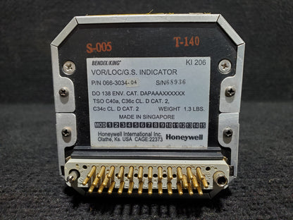 VOR/LOC/G.S Indicator KI 206 - Bendix/King - 5H-NWA