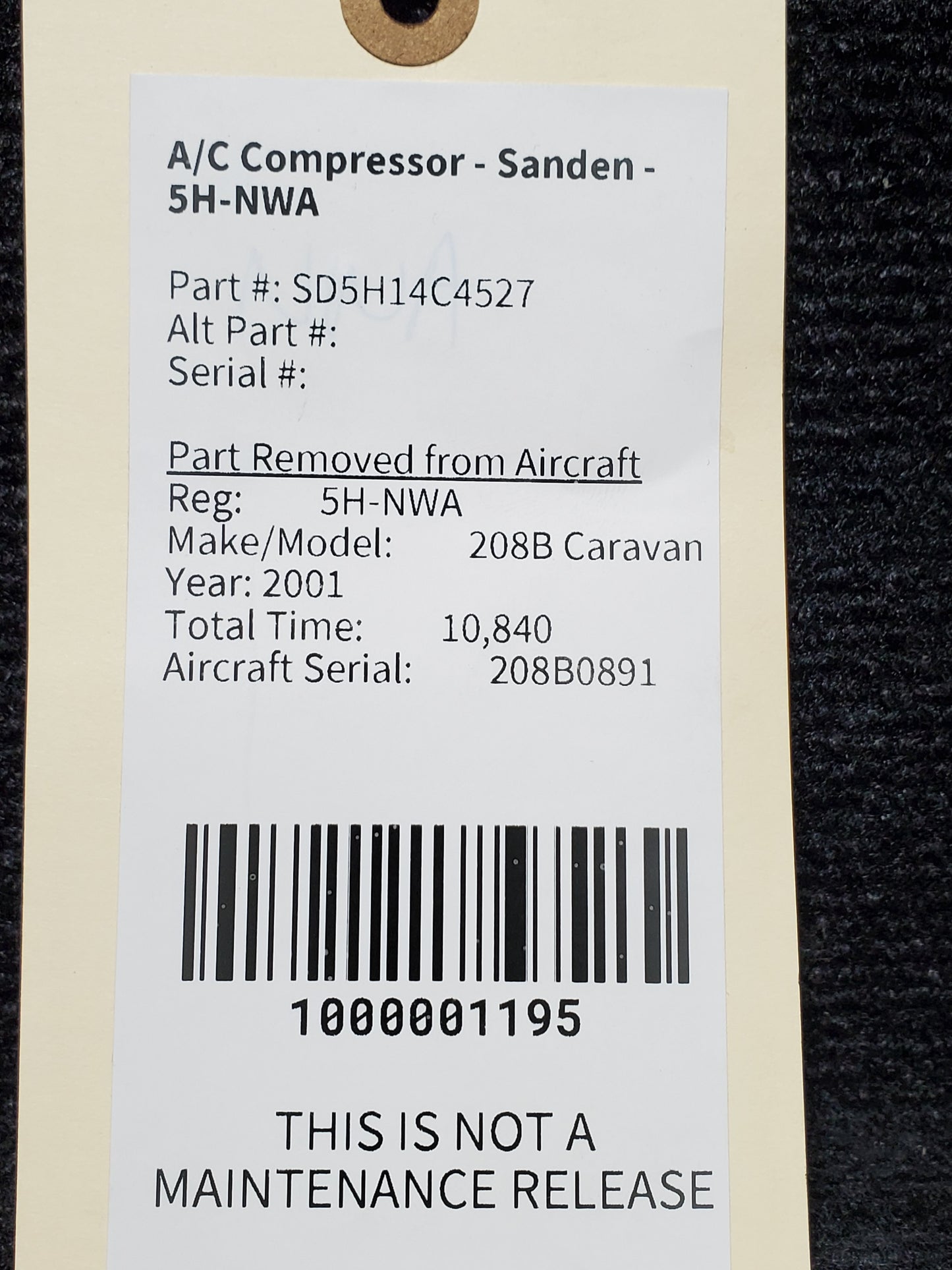 A/C Compressor - Sanden - 5H-NWA