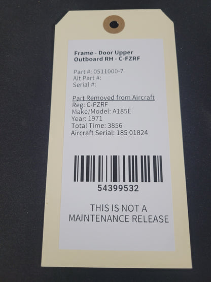 Frame - Door Upper Outboard RH - C-FZRF