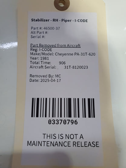 Stabilizer - RH - Piper - I-CODE