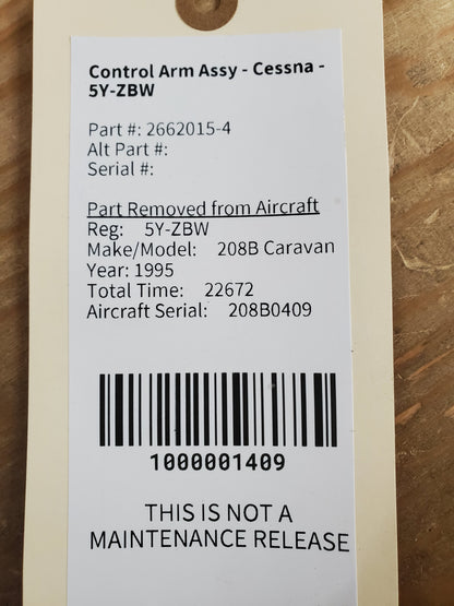 Control Arm Assy - Cessna - 5Y-ZBW