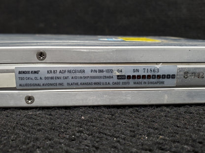 KR87 ADF - Receiver - Bendix/King - OO-SEX