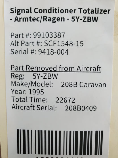 Signal Conditioner Totalizer - Armtec/Ragen - 5Y-ZBW