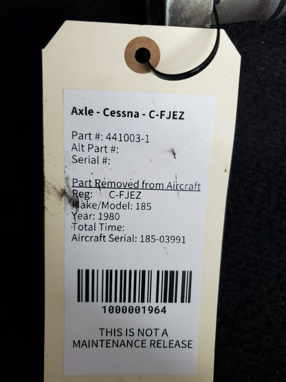 Axle - Cessna - C-FJEZ