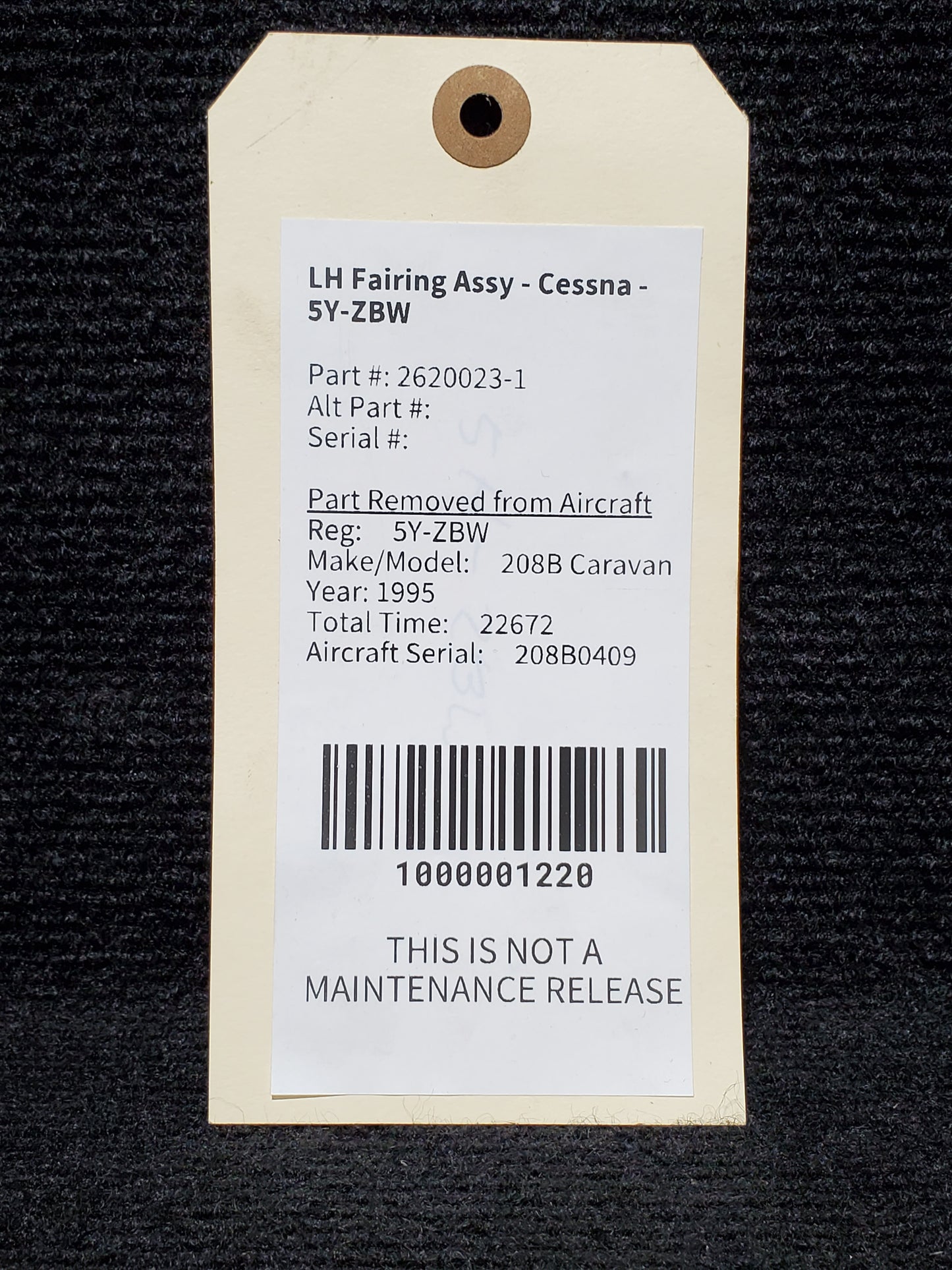 LH Fairing Assy - Cessna - 5Y-ZBW