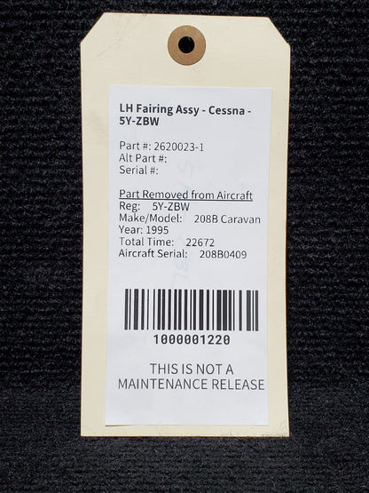 LH Fairing Assy - Cessna - 5Y-ZBW