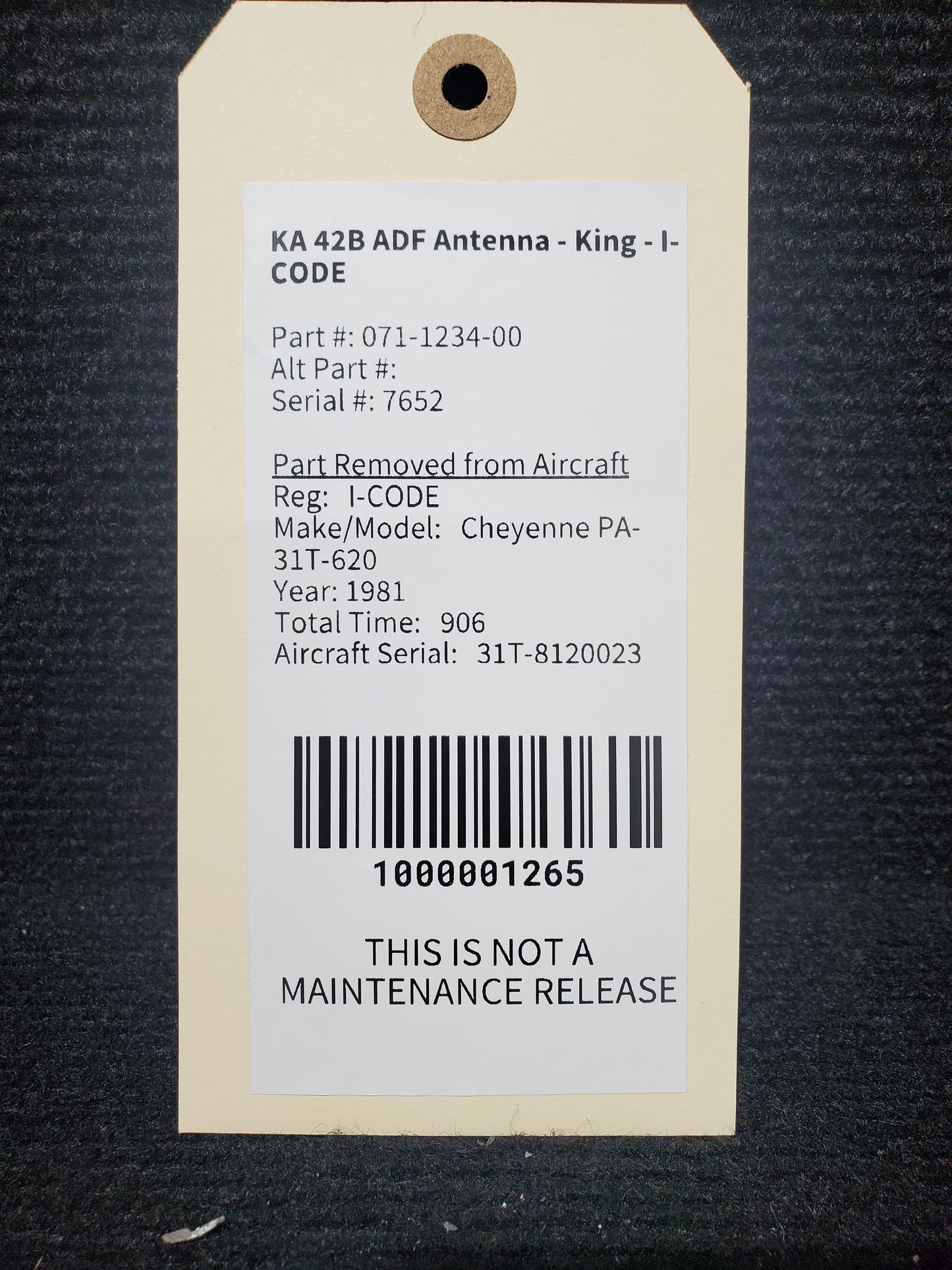 KA 42B ADF Antenna - King - I-CODE