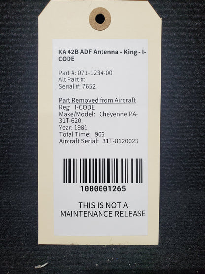 KA 42B ADF Antenna - King - I-CODE