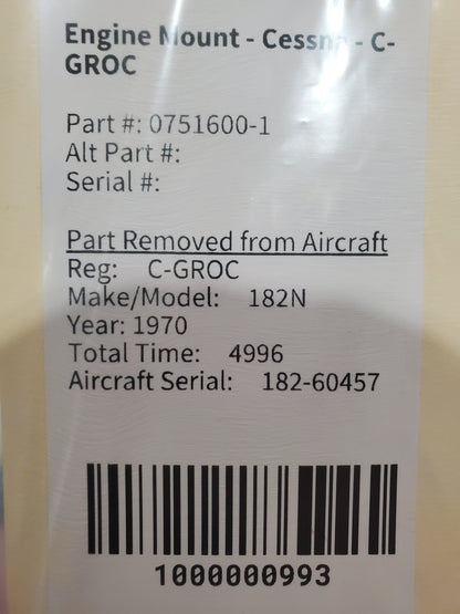 Engine Mount - Cessna - C-GROC