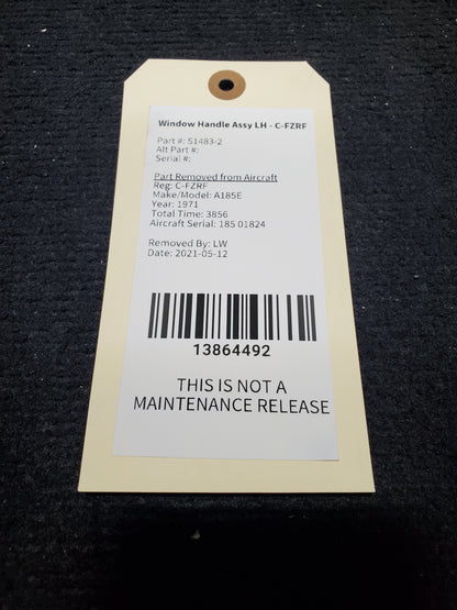 Window Handle Assy LH - C-FZRF