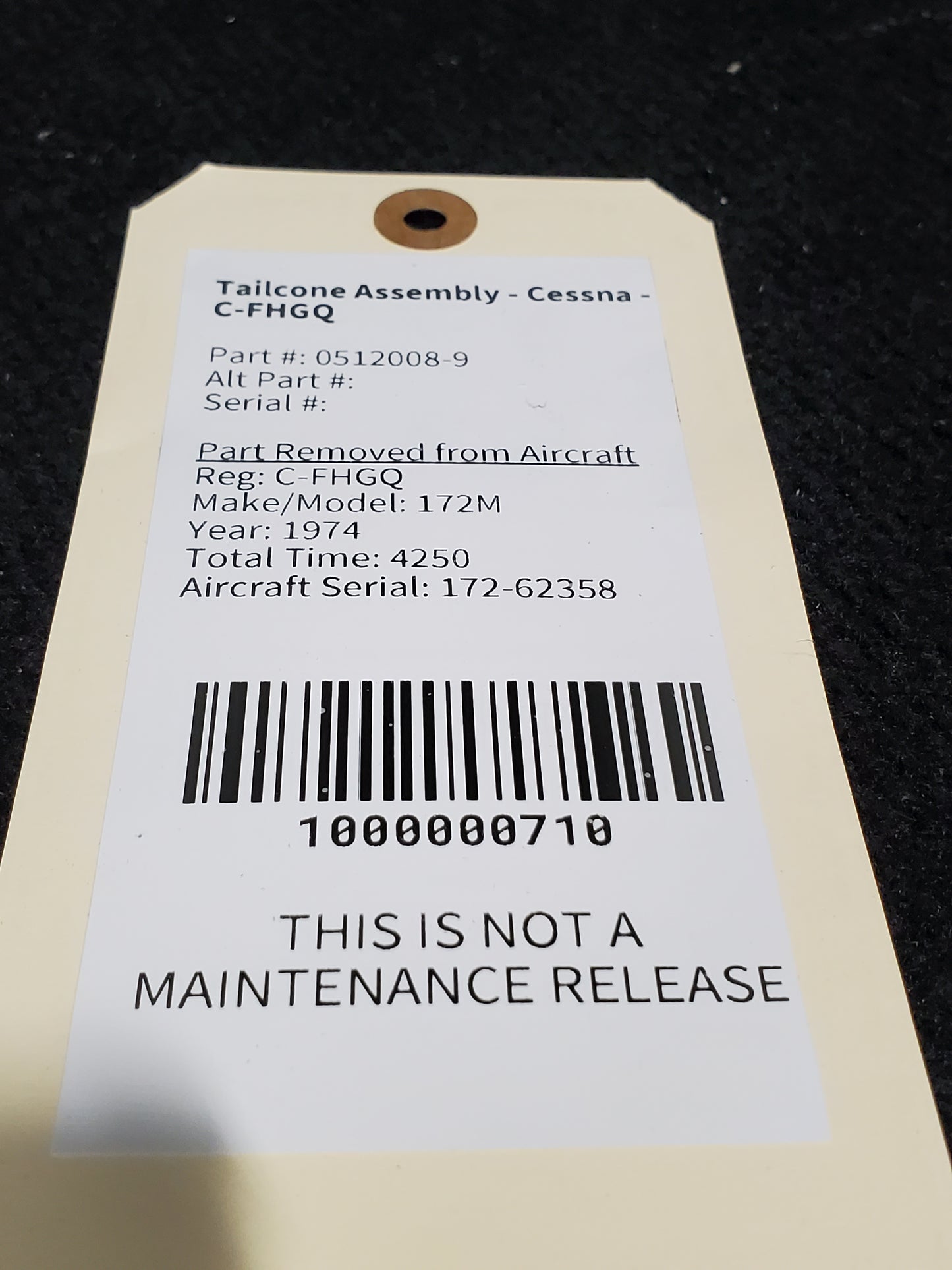 Tailcone Assembly - Cessna - C-FHGQ