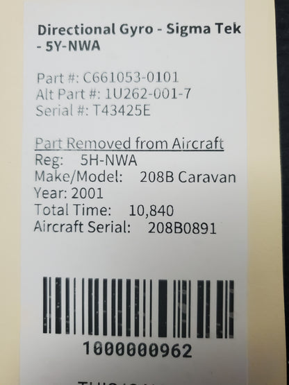 Directional Gyro - Sigma Tek - 5H-NWA