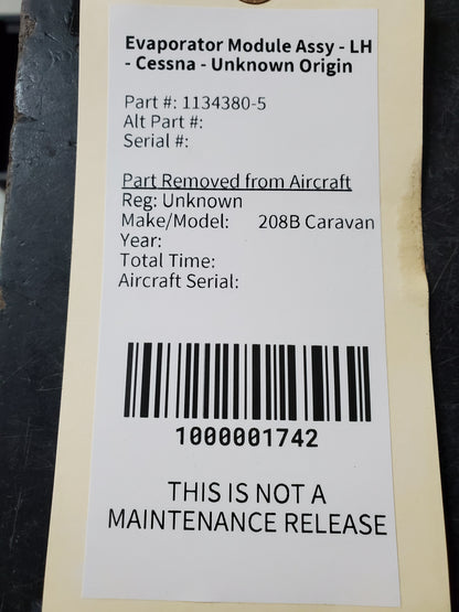 Evaporator Module Assy - LH - Cessna - Unknown Origin