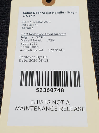 Cabin Door Assist Handles - Grey - C-GZXP