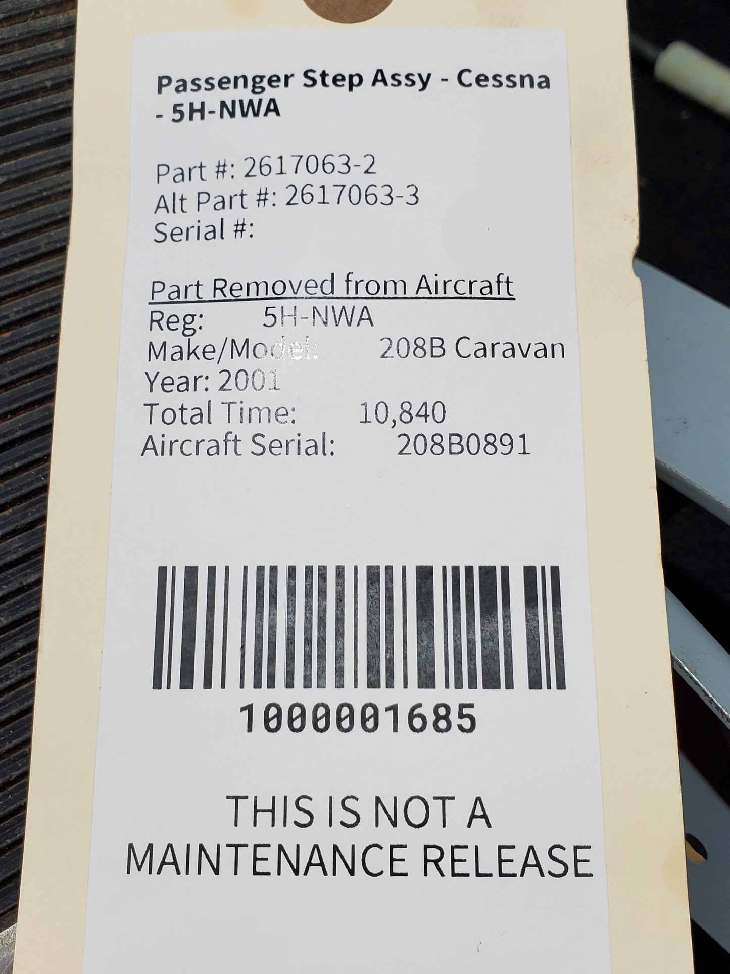 Passenger Step Assy - Cessna - 5H-NWA