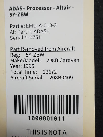 ADAS+ Processor - Altair - 5Y-ZBW