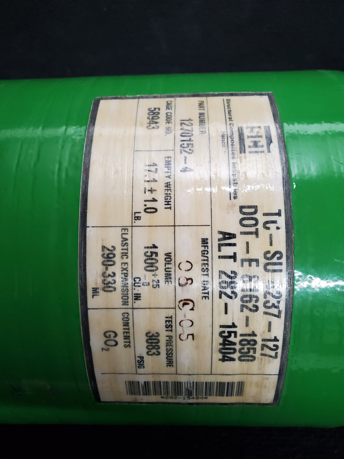 Oxygen Cylinder and Regulator - 5H-NWA