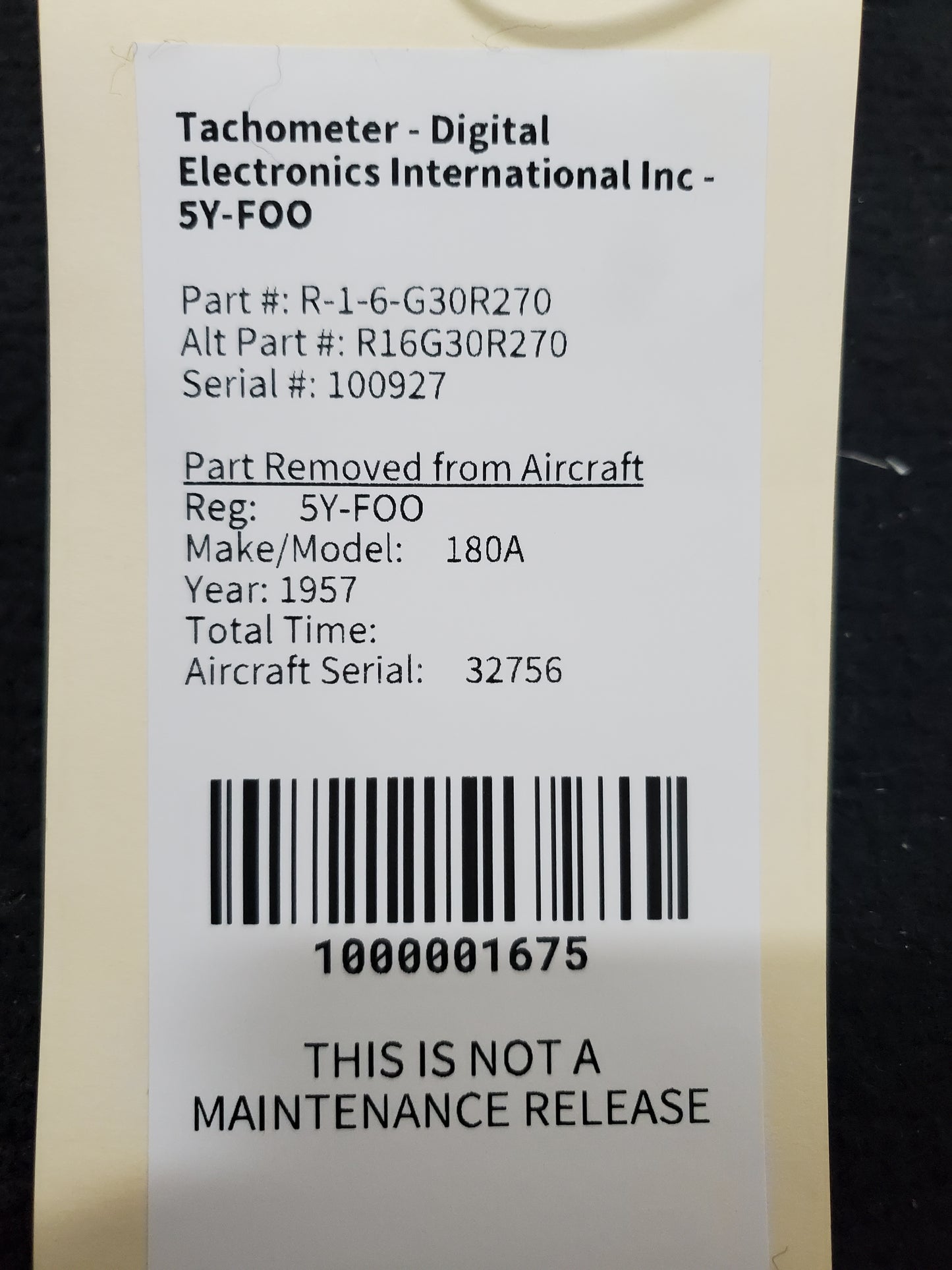 Tachometer - Digital Electronics International Inc - 5Y-FOO