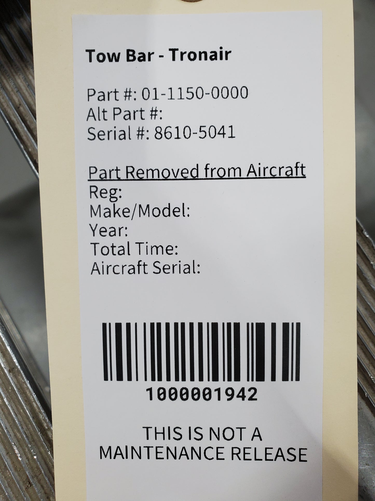 Tow Bar - Tronair