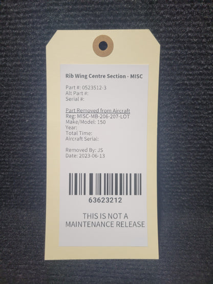 Rib Wing Centre Section - MISC