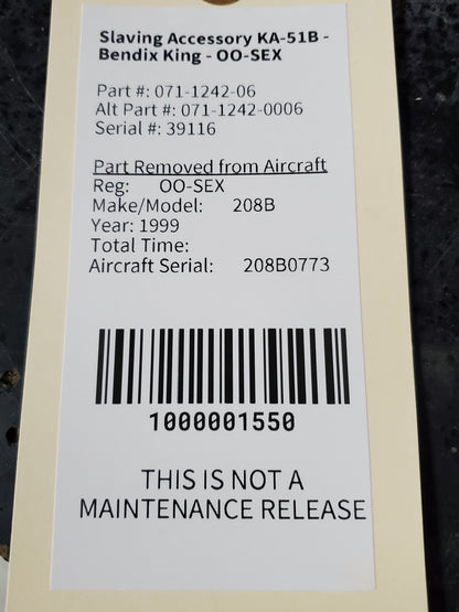 Slaving Accessory KA-51B - Bendix King - OO-SEX