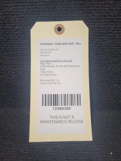 STRINGER - FUSELAGE SIDE - Misc