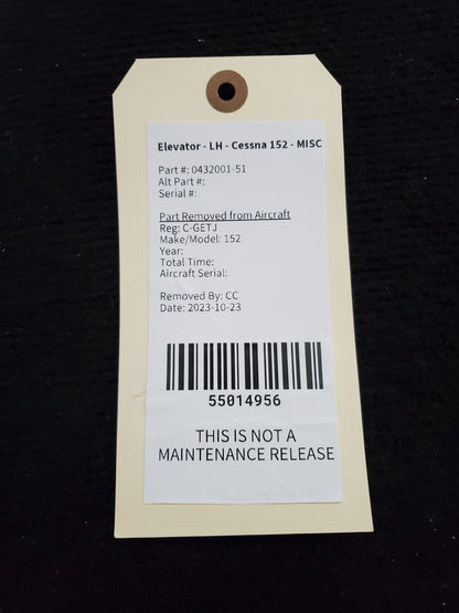 Elevator - LH - Cessna 152 - MISC
