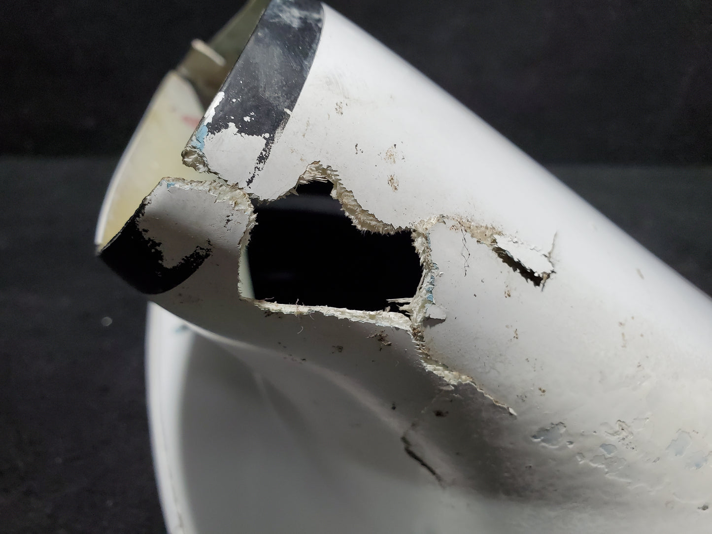 Wing Strut Fairing Cuff - LH Lower - Cessna - OO-SEX