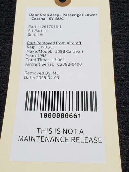 Door Step Assy - Passenger Lower - Cessna - 5Y-BUC