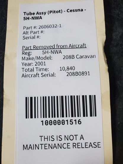 Tube Assy (Pitot) - Cessna - 5H-NWA