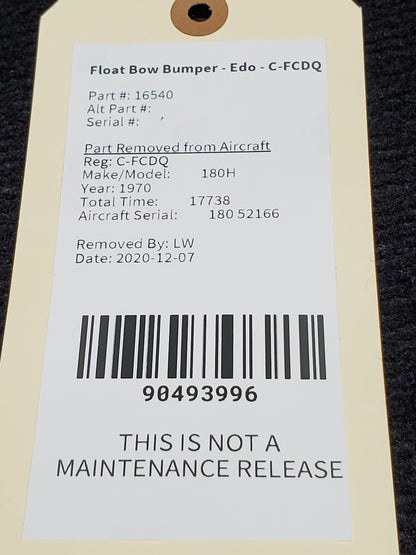 Float Bow Bumper - Edo - C-FCDQ