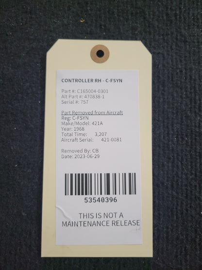 CONTROLLER RH - C-FSYN