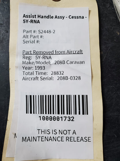 Assist Handle Assy - Cessna - 5Y-RNA