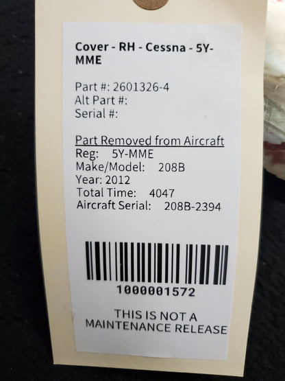 Main Gear Strut Cover - RH (Cargo Pod) - Cessna - 5Y-MME