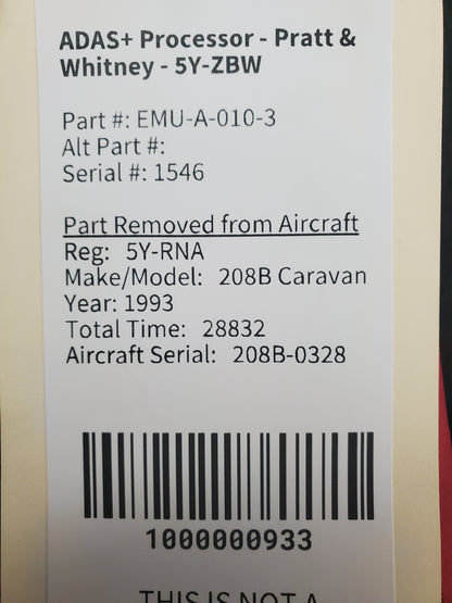 ADAS+ Processor - Pratt & Whitney - 5Y-ZBW