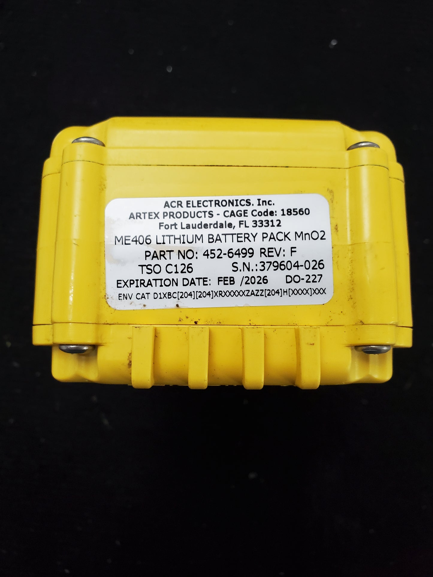 ELT - Artex ME406 - 5Y-ZBW