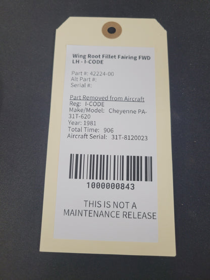 Wing Root Fillet Fairing FWD LH - I-CODE