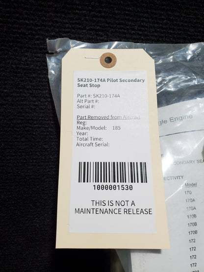 SK210-174A Pilot Secondary Seat Stop
