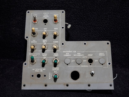 Switch Assy Plate - Cessna - 5H-TAZ