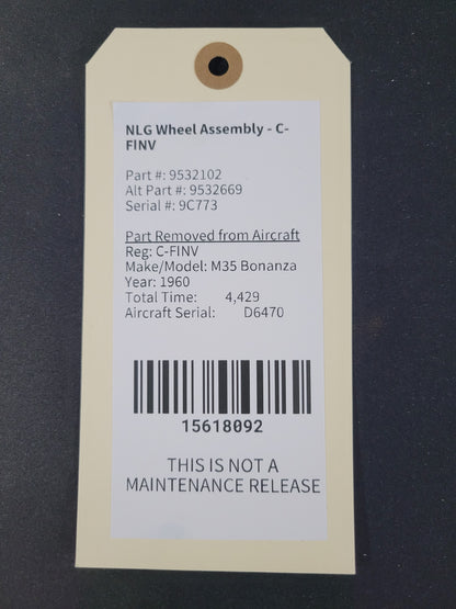 NLG Wheel Assembly - C-FINV