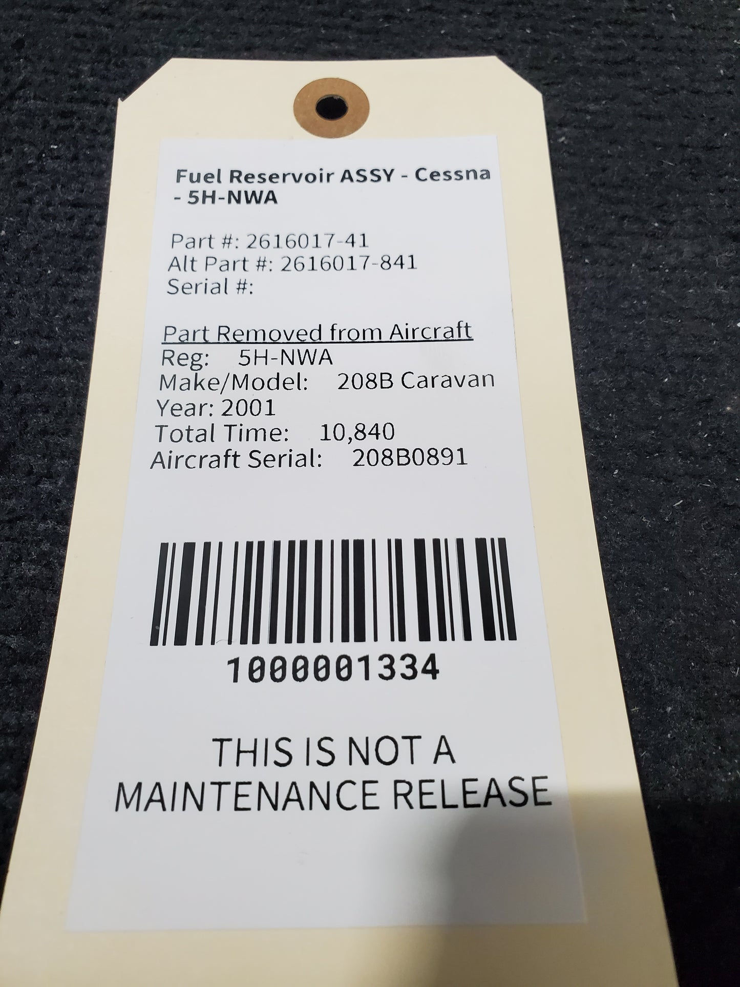 Fuel Reservoir ASSY - Cessna - 5H-NWA