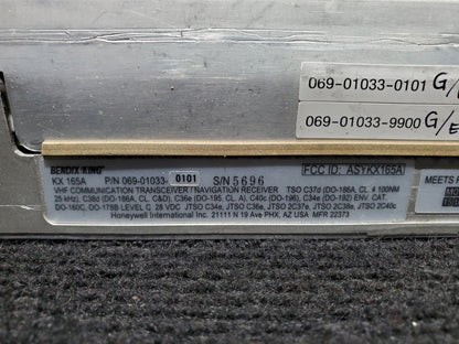 KX 165A VHF COMM Transceiver/Navigation Receiver - Bendix/King