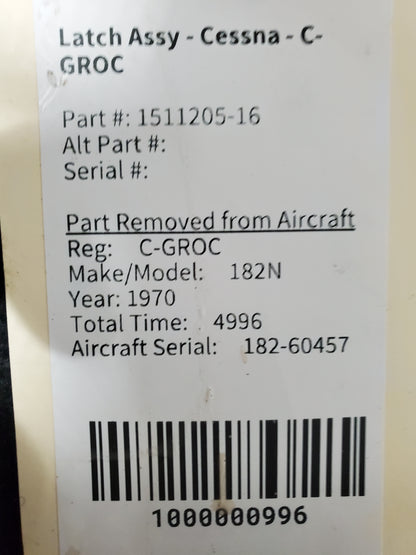 Latch Assy - LH - Cessna - C-GROC
